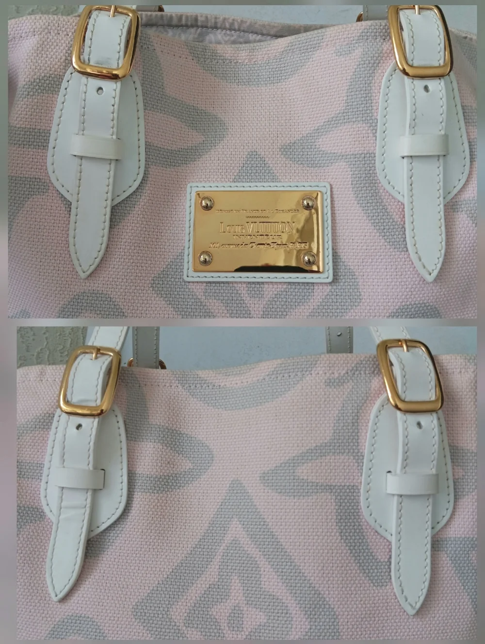 Louis Vuitton Tahitienne Cabas PM Pink Y2K Vintage Limited Edition Tote ✨ EUC - Picture 12 of 16